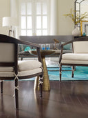 Verity Mod Pedestal Table - Brushed Brass