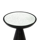 Veridien Marlow Mod Pedestal Table - Brushed Bronze