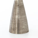 Veridien Marlow Mod Pedestal Table - Brushed Nickel