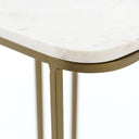 Caelum Adalley C Table - Polished White Marble