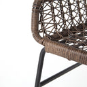 Solara Outdoor Woven Dining Chair - Distressed Grey None
