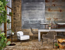 Solara Outdoor Woven Dining Chair - Distressed Grey None