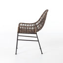 Solara Outdoor Woven Dining Chair - Distressed Grey None