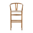 Aveline Bar Counter Stool - Bar Natural Teak None