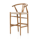 Halcyon Bar Counter Stool - Bar Natural Teak None