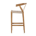 Halcyon Bar Counter Stool - Bar Natural Teak None