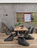 Verano Portia Outdoor Dining Chair - Vintage Coal