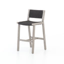 Verity Outdoor Bar Counter Stool - Bar Stool Weathered Grey