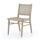Aria Delmar Outdoor Dining Chair - Washed Brown Ivory Rope