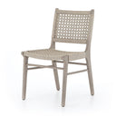 Aria Delmar Outdoor Dining Chair - Weathered Grey Ivory Rope