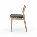 Luxe Atherton Outdoor Dining Chair - Washed Brown Charcoal