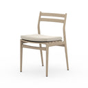 Atherton Outdoor Dining Chair - Washed Brown Faye Sand