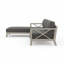 Huntington Outdoor 2-Pc Sectional Weathered Grey - Default Title