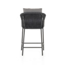 Verano Outdoor Bar Counter Stool - Counter Stool Charcoal