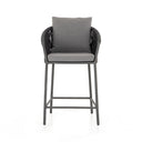 Verano Outdoor Bar Counter Stool - Counter Stool Charcoal