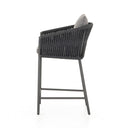 Verano Outdoor Bar Counter Stool - Counter Stool Charcoal