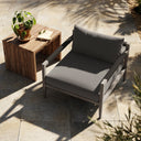 Aveline Sherwood Outdoor Chair Weathered Grey - Charcoal