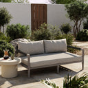 Luxe Sherwood Outdoor Sofa Weathered Grey - 63 Stone Grey