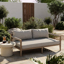 Aurelia Sherwood Outdoor Sofa Washed Brown - 63 Stone Grey