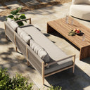 Aurelia Sherwood Outdoor Sofa Washed Brown - 93 Stone Grey