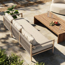 Aurelia Sherwood Outdoor Sofa Washed Brown - 93 Faye Sand