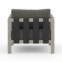 Luxe Sonoma Outdoor Chair Weathered Grey - Charcoal