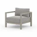 Luxe Sonoma Outdoor Chair Weathered Grey - Faye Ash