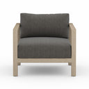 Luxe Sonoma Outdoor Chair Washed Brown - Charcoal