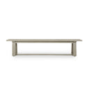 Verano Outdoor Dining Bench - Weathered Grey