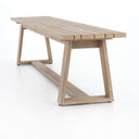 Verano Outdoor Dining Bench - Washed Brown