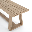 Verano Outdoor Dining Bench - Washed Brown