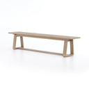 Verano Outdoor Dining Bench - Washed Brown
