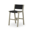 Verity Outdoor Bar Counter Stool - Counter Stool Weathered Grey