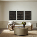 Ethereal Space Triptych by Brooke Noel Morgan - 90X40 Black Maple