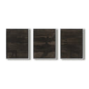 Ethereal Space Triptych by Brooke Noel Morgan - 108X48 White Maple