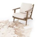 Contemporary Harland Modern Cowhide Rug - Warm Brown