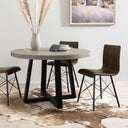 Contemporary Harland Modern Cowhide Rug - Natural Brown