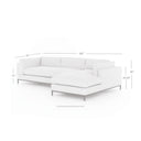 Vespera Grammercy 2-Piece Chaise Sectional - Right Chaise Bennett Moon