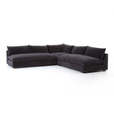 Veridian Grant 3-Piece Sectional - 112 Crypton Henry Charcoal