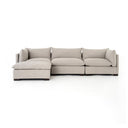 Luxe Haven Westwood 3-Piece Sectional - Sectional Sofa Ottoman Bennett Moon