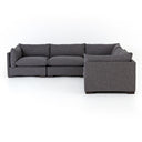 Ashford 5-Piece Sectional - 5-Piece Sectional Bennett Charcoal