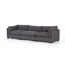 Luxe Haven Westwood 3-Piece Sectional - Sectional Sofa - 117 Bennett Charcoal