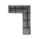 Ashford 5-Piece Sectional - With Ottoman Bennett Charcoal