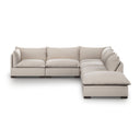 Ashford 5-Piece Sectional - With Ottoman Bennett Moon