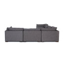 Veridian 6-Piece Sectional - 6-Piece Sectional Bennett Charcoal