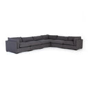 Veridian 6-Piece Sectional - 6-Piece Sectional Bennett Charcoal