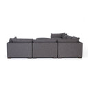 Veridian 6-Piece Sectional - With Ottoman Bennett Charcoal