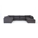 Ashford 7-Piece Sectional W Ottoman - Bennett Charcoal