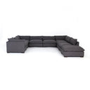 Veridian 8-Piece Sectional - With Ottoman Bennett Charcoal
