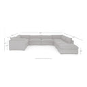 Veridian 8-Piece Sectional - With Ottoman Bennett Moon